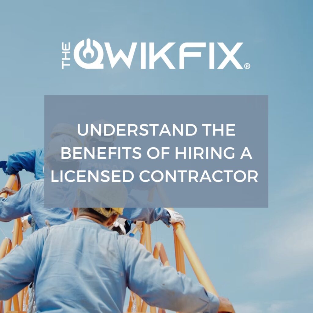 There are numerous benefits to hiring a licensed contractor to complete your home repairs.